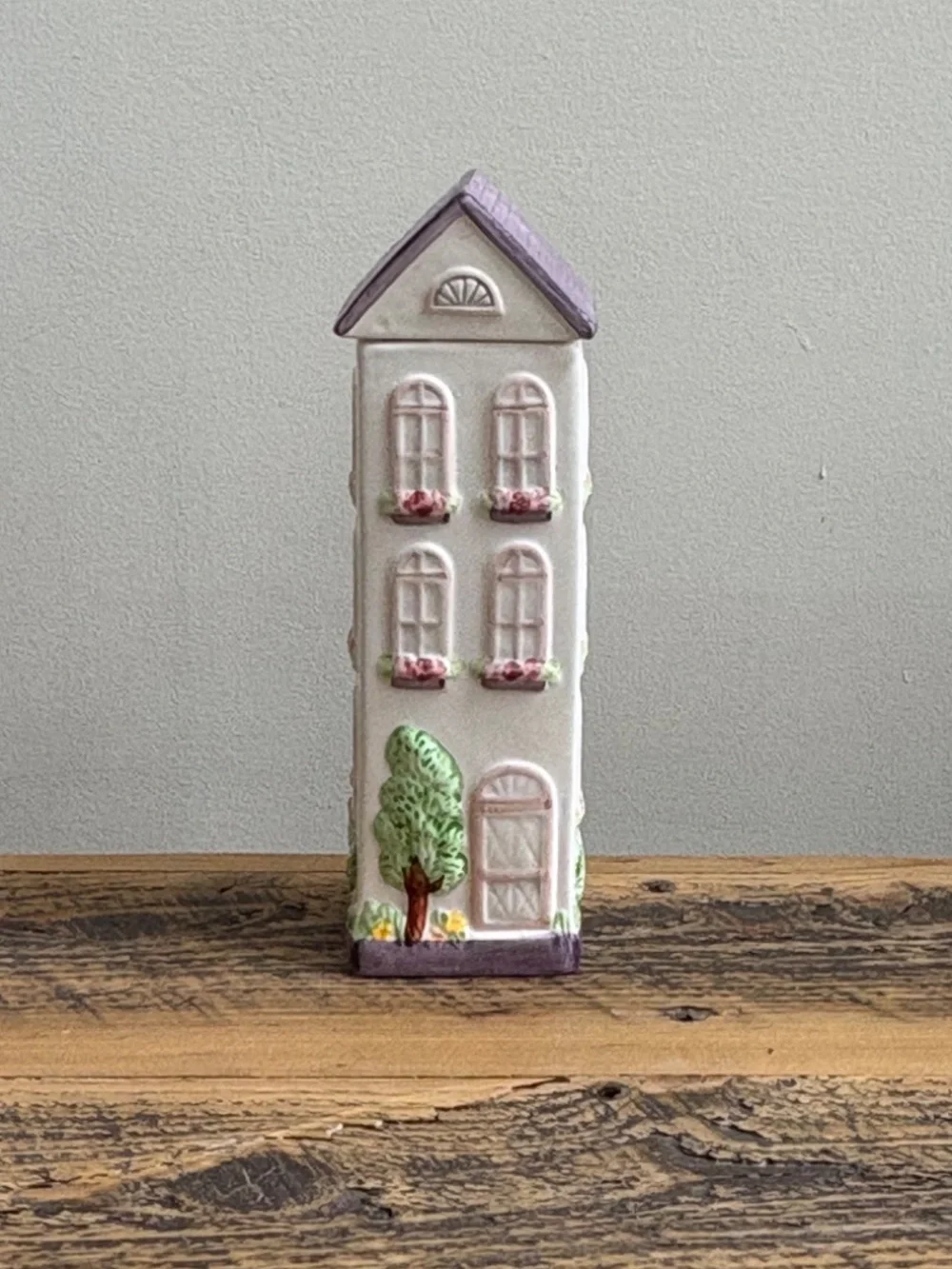 Ceramic House Pasta Storage Jar / Kitchen Canister – Cottage Style